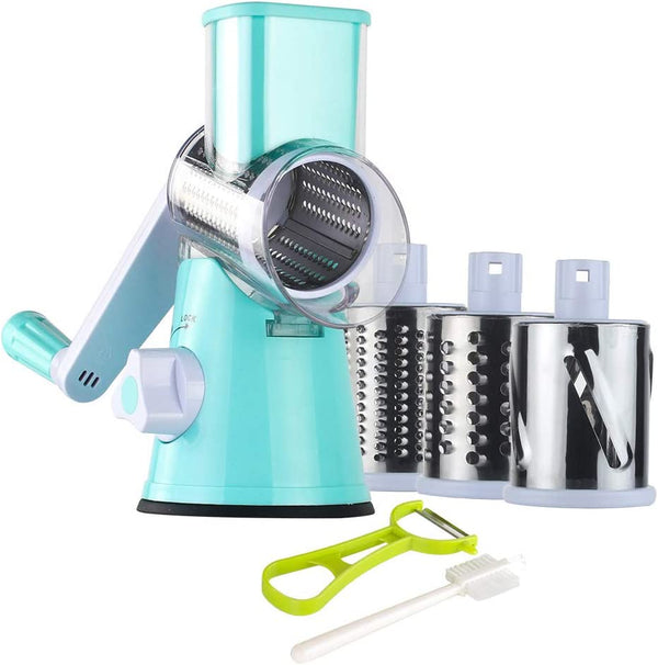 Ourokhome Rotary Cheese Grater with Drum Blades