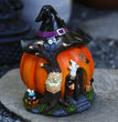 Halloween Witch Pumpkin House Decoration Ornaments Luminous Resin