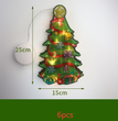 LED Suction Cup Window Hanging Lights Christmas Decoration