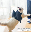 Halloween Pet Pumpkin Cloak Bat Wing Killer Makeover Costume