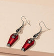 Halloween Earrings Ins Style Red Bat Spider Retro Earrings Jewelry
