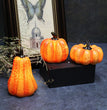 New Halloween Pumpkin Lantern Simulation Pumpkin LED Candle Lamp Resin Luminous Pumpkin
