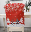 Christmas Decoration English Alphabet Chair Cover