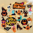 Halloween Party Decoration Letter Pull Flag Pendant