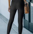 Women's Solid Color Slim Fit Leggings