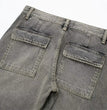Women's Fashion Loose And Simple Overalls Mid-waist Jeans