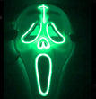 Halloween Ghost Face Fluorescent Ball Glowing Mask