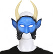 Halloween Mask Male Horn Evil Face Ghost Head