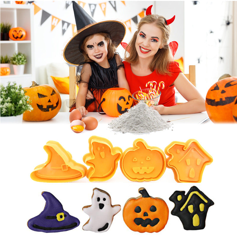 3D Cartoon Biscuit Mold DIY Halloween