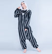 Halloween Skull Print Cartoon One-piece Pajamas