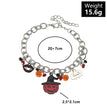 Lips Pumpkin Halloween Necklace