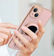 3D Astronaut Phone Case Anti-Drop Electroplating Bracket