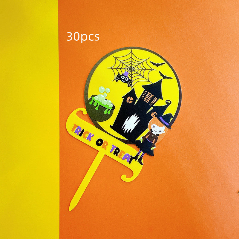 Color Printing Acrylic Halloween Decoration Funny