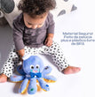 Octoplush Musical Huggable Stuffed Animal Plush Toy, Learn Colors in 3 Languages, Blue, 11" Age 3 Month and Up,