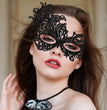 Party Half Face Halloween Bronzing Thick Lace Mask