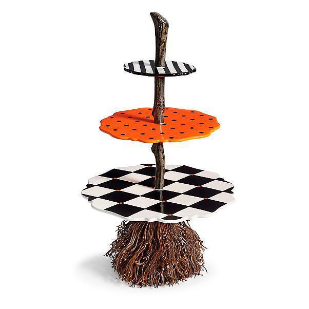 Halloween Broom Table Tree Root Decoration New Product Resin Handicraft Decoration