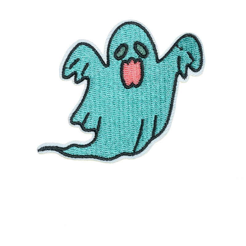 Cartoon Embroidery Halloween Clothes Pants Decorative Fabric Patch