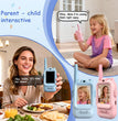 Video Walkie Talkies for Kids, Handheld 2 Pack Rechargeable Video Intercom Kids Walkies Talkies, Indoor Outdoor Toys for Family Games, Outside, Camping, Hiking for Boys Girls Ages 3-12 (Blue/Pink)