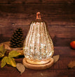 Halloween Decorative Glass Pumpkin Lantern