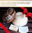 9 Inch Bread Banneton Proofing Basket - Baking Bowl Dough Gifts for Bakers Proving Baskets for Sourdough Bread Scraper Tool Starter Proofing