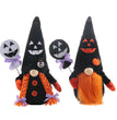 Halloween Black Faceless Doll Couple Rudolph Doll Window Table Decoration