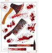 Halloween Decoration Bloodmark Wall Sticker Window Sticker
