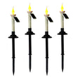 Outdoor Solar Candle LED Ground Lamp Garden Garden Decoration