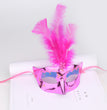 Halloween Glowing Fluff Fiber Led Feather Mask