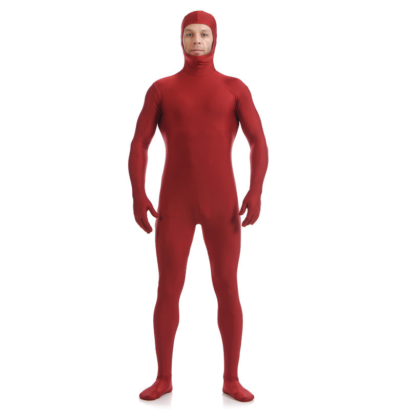 Men's Solid Color Stretch Clothing Stage Performance Costumes