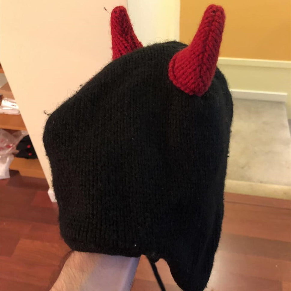 Devil Funny Halloween Horn Hat Cool