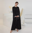 SpringSummer Solid Color Beading Dress Robe