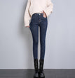 New Single-layer Fleece-lined Skinny Pants