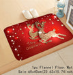 Christmas carpet flannel mat