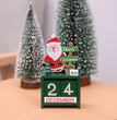 Christmas wooden calendar decorations