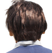 Fool's funny double chin mask Halloween rave party spoof wig