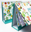 2024 English Creative Simple Desk Calendar