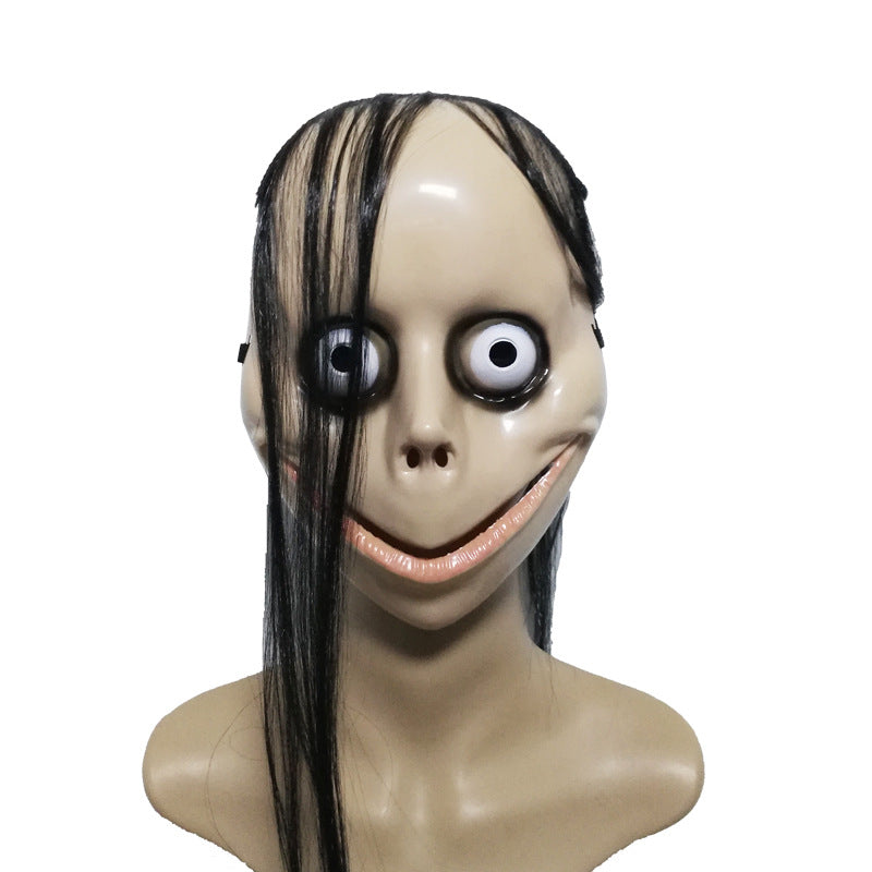 New Halloween Horror Long Hair MOMO Mask