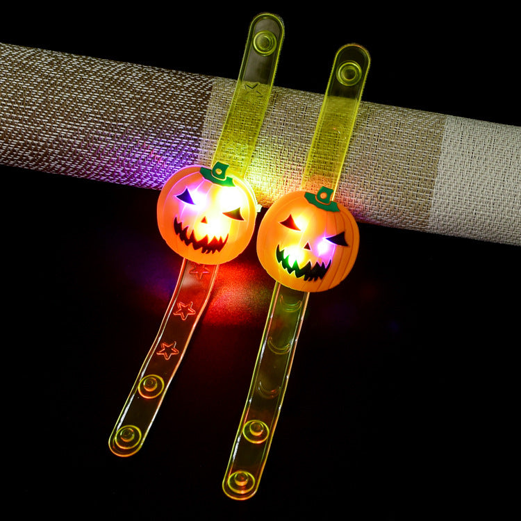 Halloween props gift glowing ring pumpkin lantern