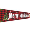 Christmas decorations Christmas couplets curtains Christmas banners pull flags Christmas curtains hanging flags window pendants