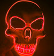Halloween Skeleton Mask LED Glow Scary Mask