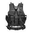 Equipped with tactical vest and vest