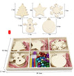Rustic Wooden Christmas Tree Pendant