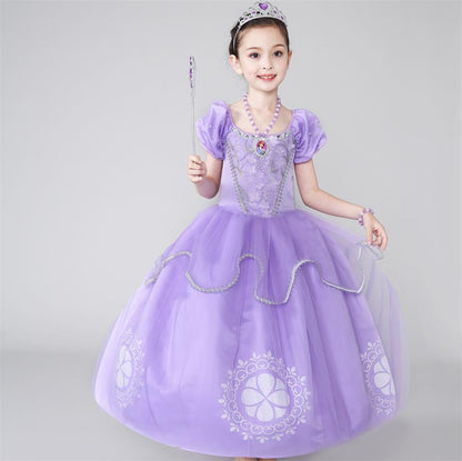 2021 new Sophia Princess Dress Girls 61 Halloween festival dress dress a generation