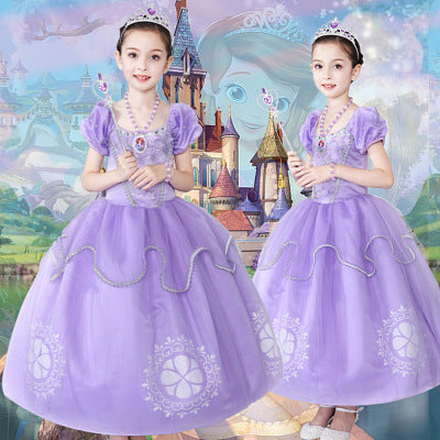 2021 new Sophia Princess Dress Girls 61 Halloween festival dress dress a generation