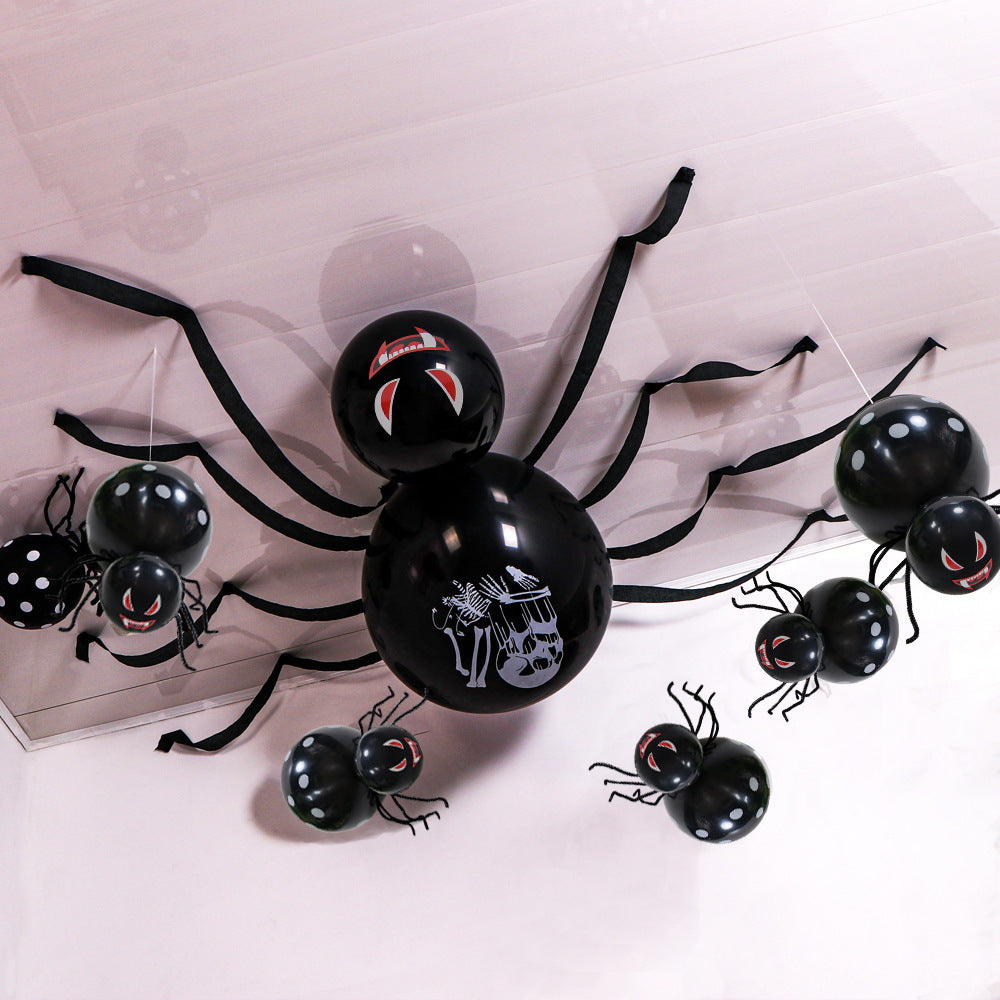 Party Supplies Halloween Spider Balloon Haunted House Bar Decoration