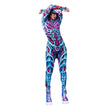 Women's Fashion New Printed Halloween Jumpsuit