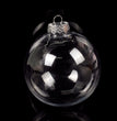 Transparent christmas ball