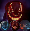 Halloween Clubbing Light Up LED Mask Costume Rave Cosplay Party Purge 3 Modes