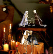 Halloween Plastic Skull Ghost Skeleton Decoration Props