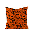 Home Halloween Pumpkin Linen Pillow Cover